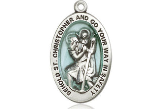 Sterling Silver Saint Christopher Medal Catholic Jewelry