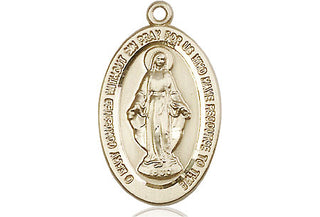 14kt Gold Miraculous Medal