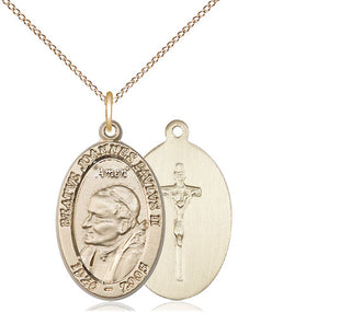 14kt Gold Saint John Paul II Medal