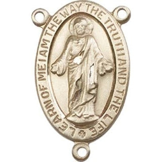 14kt Gold Filled Scapular Rosary Center Rosary Center