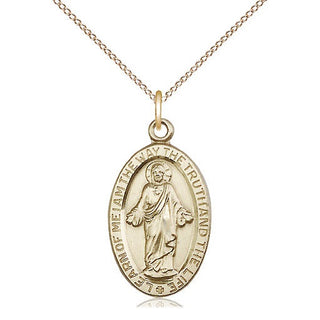 14kt Gold Filled Scapular Medal Catholic Jewelry
