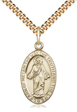 14kt Gold Filled Scapular Medal Catholic Jewelry