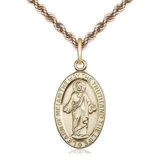 14kt Gold Filled Scapular Medal Catholic Jewelry