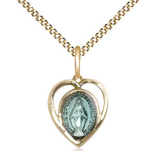 14kt Gold Filled Miraculous Medal Religious and Catholic Jewelry