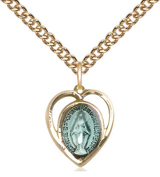 14kt Gold Filled Miraculous Medal Religious and Catholic Jewelry