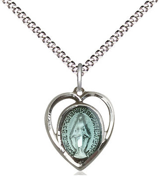 Sterling Silver Miraculous Medal Religious and Catholic Jewelry