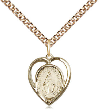 14kt Gold Filled Miraculous Medal Religious and Catholic Jewelry