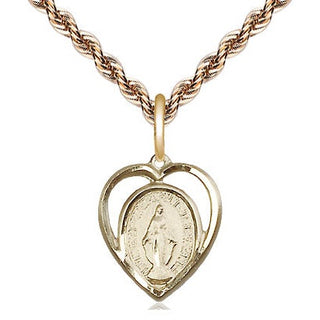 14kt Gold Filled Miraculous Medal Religious and Catholic Jewelry