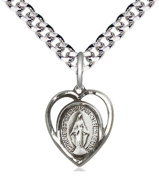 Pewter Miraculous Medal Religious and Catholic Jewelry