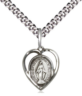 Pewter Miraculous Medal Religious and Catholic Jewelry