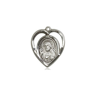 Sterling Silver Scapular Medal Religious and Catholic Jewelry
