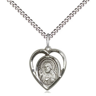 Sterling Silver Scapular Medal Religious and Catholic Jewelry