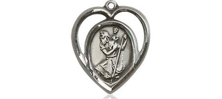 Sterling Silver Saint Christopher Medal Religious and Catholic Jewelry