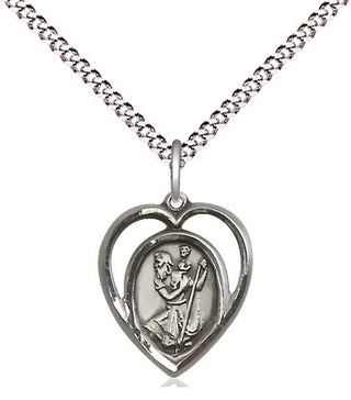 Sterling Silver Saint Christopher Medal Religious and Catholic Jewelry