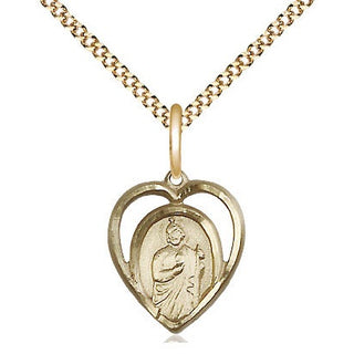 14kt Gold Filled Saint Jude Medal Religious and Catholic Jewelry