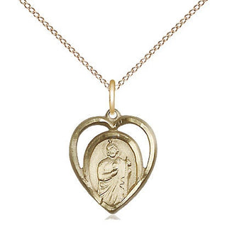 14kt Gold Filled Saint Jude Medal Religious and Catholic Jewelry