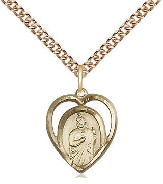 14kt Gold Filled Saint Jude Medal Religious and Catholic Jewelry