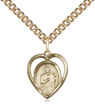 14kt Gold Filled Saint Jude Medal Religious and Catholic Jewelry