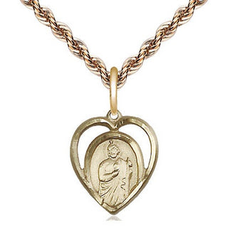 14kt Gold Filled Saint Jude Medal Religious and Catholic Jewelry