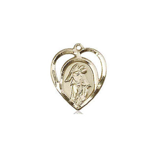 14kt Gold Filled Guardian Angel Medal