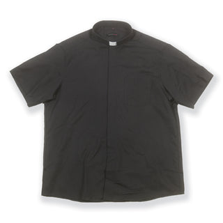 Short Sleeve Single Pocket Clergy Shirt Size 16.5
