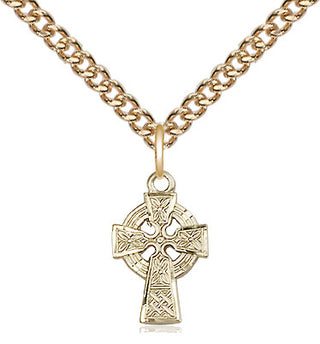 14kt Gold Celtic Cross Medal