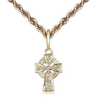 14kt Gold Celtic Cross Medal