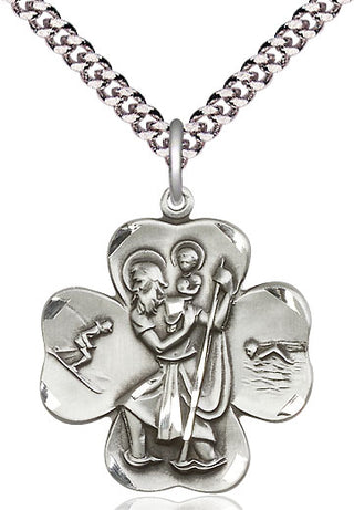 Sterling Silver Saint Christopher Medal Catholic Jewelry