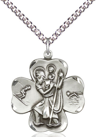 Sterling Silver Saint Christopher Medal Catholic Jewelry