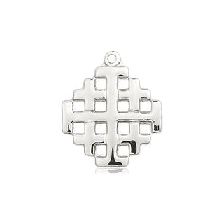 Pewter Jerusalem Cross Medal