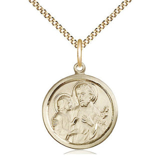 14kt Gold Filled Saint Joseph Medal Religious Jewelry
