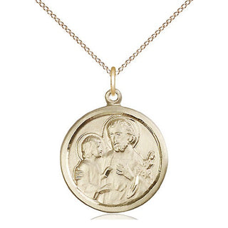 14kt Gold Filled Saint Joseph Medal Religious Jewelry