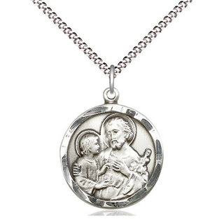 Pewter Saint Joseph Medal Religious Jewelry