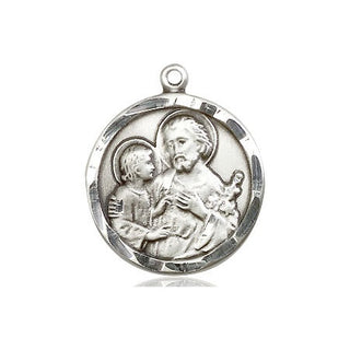 Sterling Silver Saint Joseph Medal Religious Jewelry
