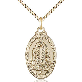 14kt Gold Filled Jewish Protection Medal Catholic Jewelry
