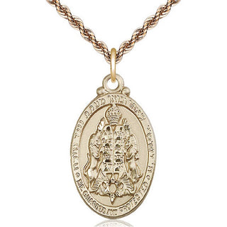 14kt Gold Filled Jewish Protection Medal Catholic Jewelry