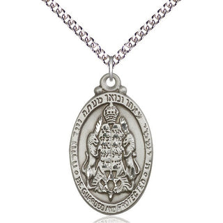 Sterling Silver Jewish Protection Medal Catholic Jewelry