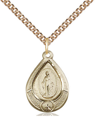 14kt Gold Filled Miraculous Medal Religious Jewelry