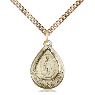 14kt Gold Miraculous Medal