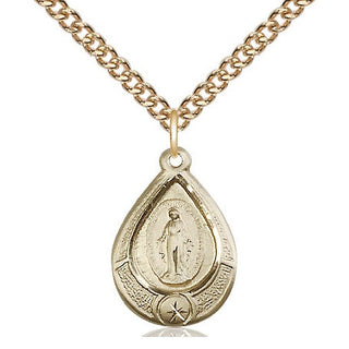 14kt Gold Miraculous Medal