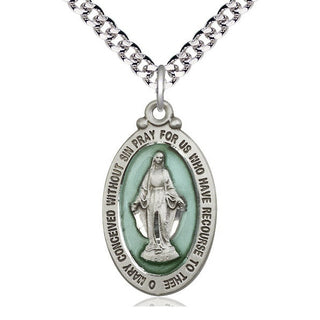 Sterling Silver Miraculous Medal Catholic Jewelry