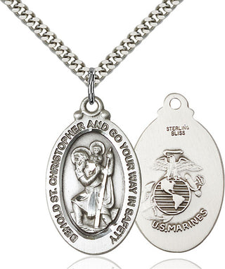 Sterling Silver St. Christopher Pendant (CLONE)