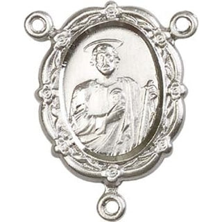 Silver Plate Saint Jude Rosary Center Rosary Center