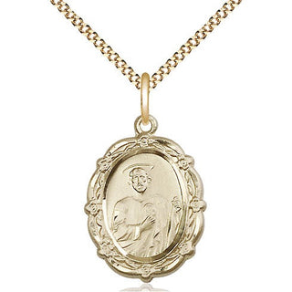 14kt Gold Filled Saint Jude Medal Catholic Jewelry