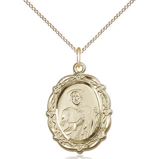 14kt Gold Filled Saint Jude Medal Catholic Jewelry