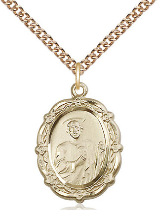 14kt Gold Filled Saint Jude Medal Catholic Jewelry