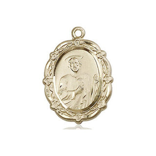 14kt Gold Saint Jude Medal