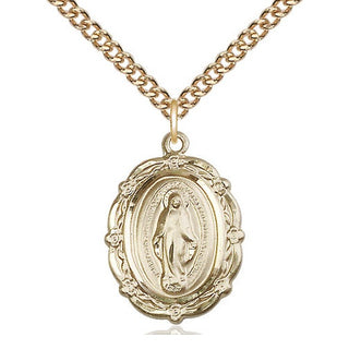 14kt Gold Miraculous Medal