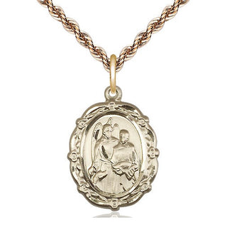 14kt Gold Filled Saint Raphael the Archangel Medal Catholic Jewelry
