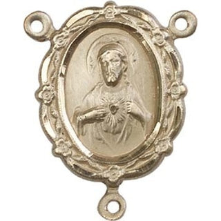 14kt Gold Scapular Rosary Center Rosary Center